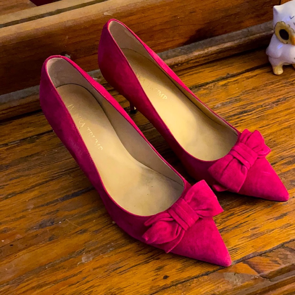 Ivanka Trump Magenta Pumps. Size 7.